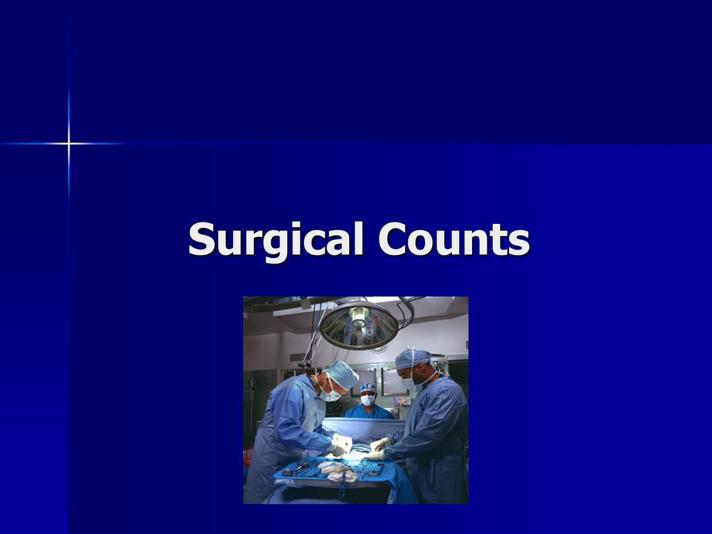 Keeping The Operating Patient Safe By Accounting For All Items Used During Surgery
